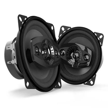 Scosche 4" 4-Way Car Audio Speaker Pair – 120W Peak Power, HD Sound, HD4004A-WM1SD
