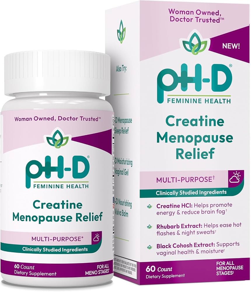 pH-D Creatine Menopause Relief – Daily Support for Energy, Clarity & Comfort